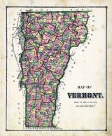 Vermont Map, Orange County 1877